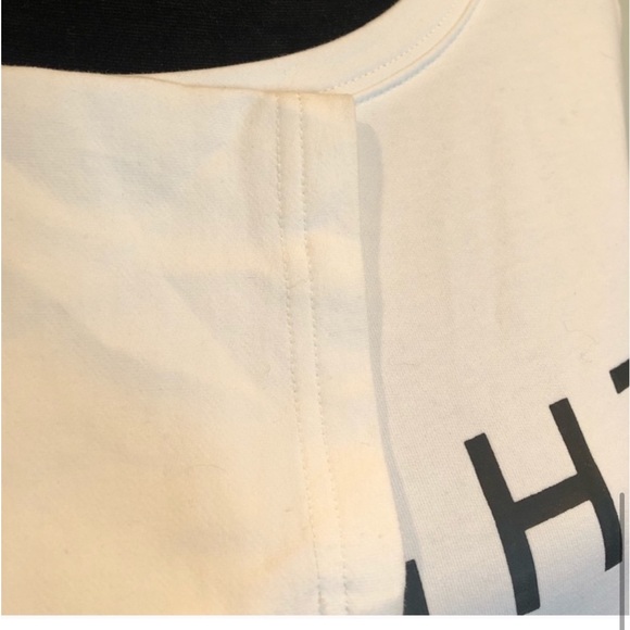 Molly Brachen casual motivational graphic white distressed sweatshirt medium - Picture 6 of 11